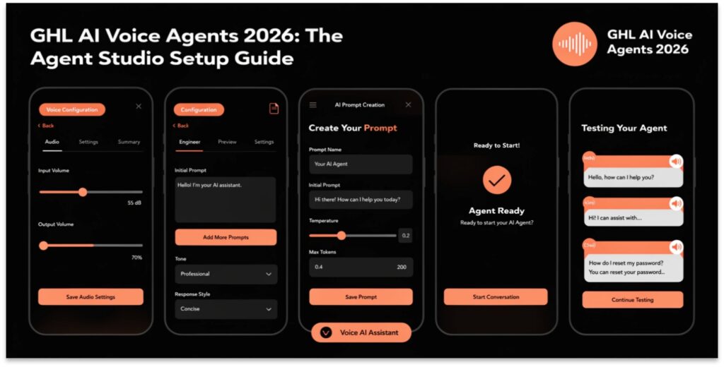 GHL AI Voice Agents 2026: The Agent Studio Setup Guide