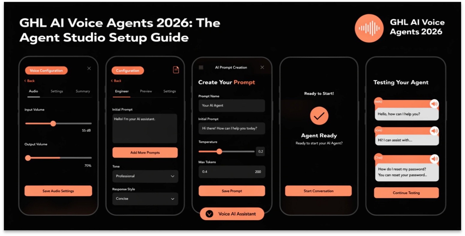 GHL AI Voice Agents 2026: The Agent Studio Setup Guide