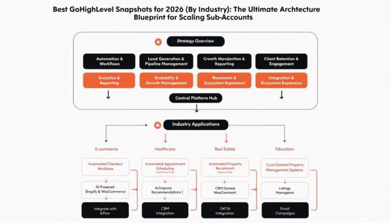 Best GoHighLevel Snapshots for 2026 (By Industry): The Ultimate Architecture Blueprint for Scaling Sub-Accounts