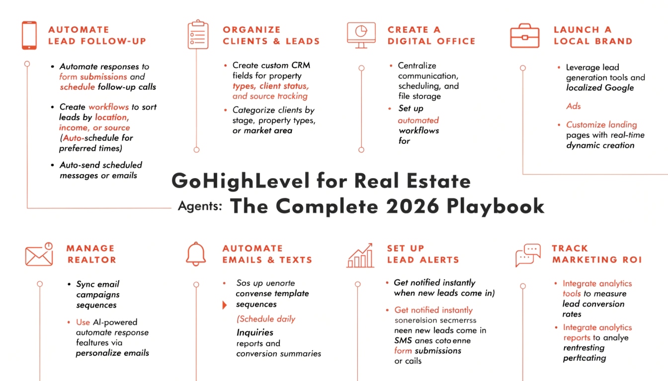 GoHighLevel for Real Estate Agents: The Complete 2026 Playbook