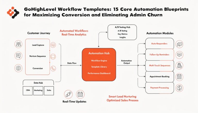 GoHighLevel Workflow Templates: 15 Core Automation Blueprints for Maximizing Conversion and Eliminating Admin Churn
