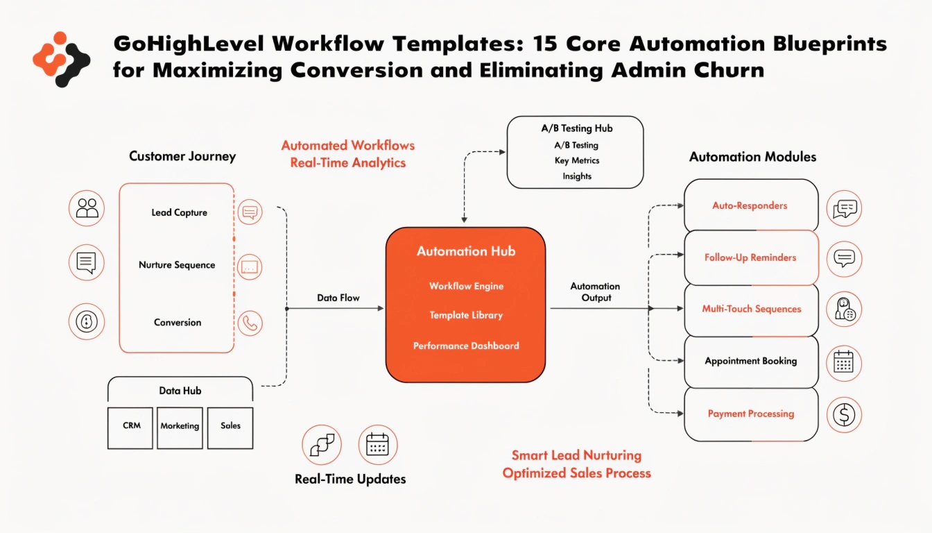 GoHighLevel Workflow Templates: 15 Core Automation Blueprints for Maximizing Conversion and Eliminating Admin Churn