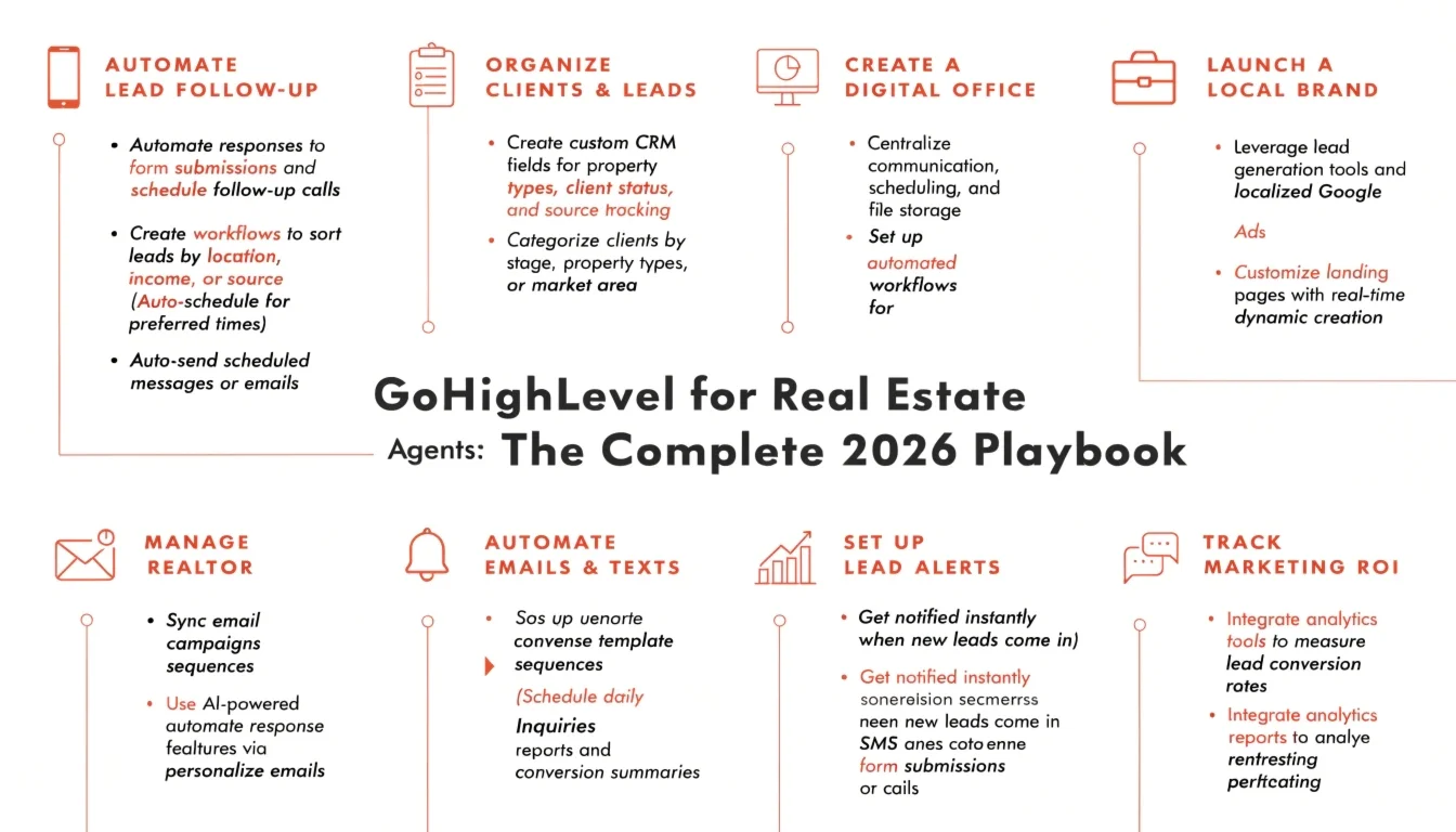 GoHighLevel for Real Estate Agents: The Complete 2026 Playbook